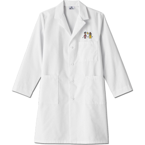 6116 Meta Unisex 40" White Labcoat. White Swan Brands-WSWAN 6116-011-5XL