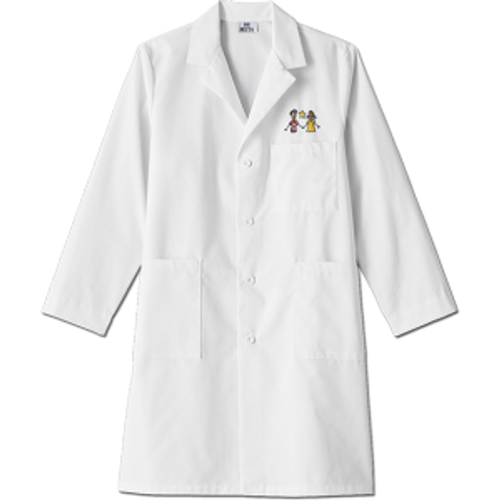 6116 Meta Unisex 40" White Labcoat. White Swan Brands-WSWAN 6116-011-M