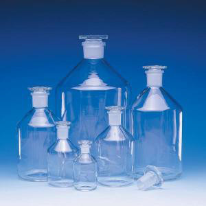 Narrow-Mouth Bottles w/Ground Glass Stoppers. Wheaton-WTN 215237