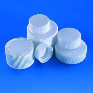 White Polypropylene Caps with Silicone/Polypropylene Liners-WTN 240235-01