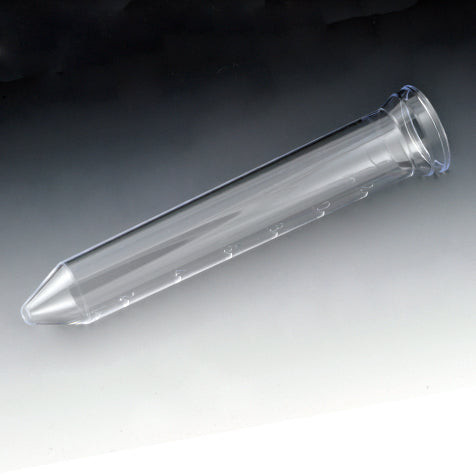 Tube, Urine Centrifuge, 12mL, with Flared Top, PS, Graduated, 500/Bag, 3 Bags/Unit-GLB 112017