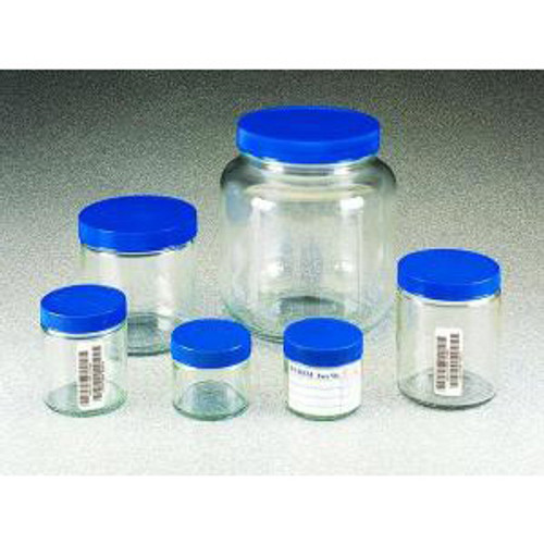 Clear Wide-Mouth Environmental Sample Jars, Short-Form. I-Chem-ICHEM 320-2000
