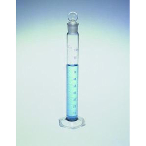 KIMAX® Class B "To Contain" Mixing Cylinders w/Single Metric Blue Scale-KIMBLE 20040-10