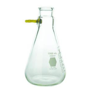 KIMAX® Heavy Wall Filtering Flasks w/Detachable Plastic Sidearm-KIMBLE 27065-250