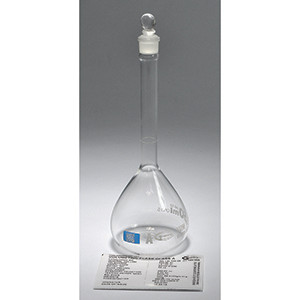 United Scientific® Volumetric Flask, Class A, Glass Stopper, Batch Cert, 2000 mL-UNITED FG5640-2000