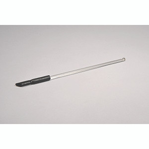 United Scientific® Glass Stirring Rods w/ Rubber Policeman, 6" Long, 5mm Diameter, Pack/12-UNITED GRPL06