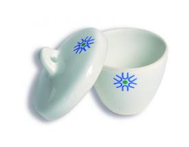 United Scientific® Porcelain Crucible, Tall Form, With Cover, 5 mL-UNITED JCT005