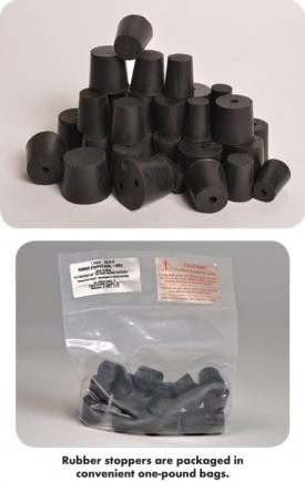United Scientific® Rubber Stoppers, Solid, #9-UNITED RST9-S