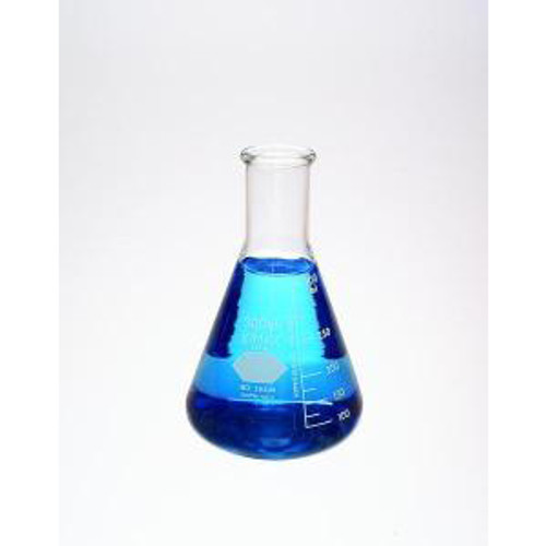 KIMAX® Narrow Mouth Erlenmeyer Flask w/Reinforced Beaded Top-KIMBLE 26500-1000