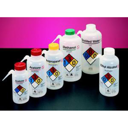 Vented Unitary Safety Wash Bottles-NALGE 2436-0506