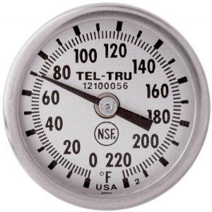 Pocket-Type Dial Thermometer, 5" Stem-TEL 1210-05-56