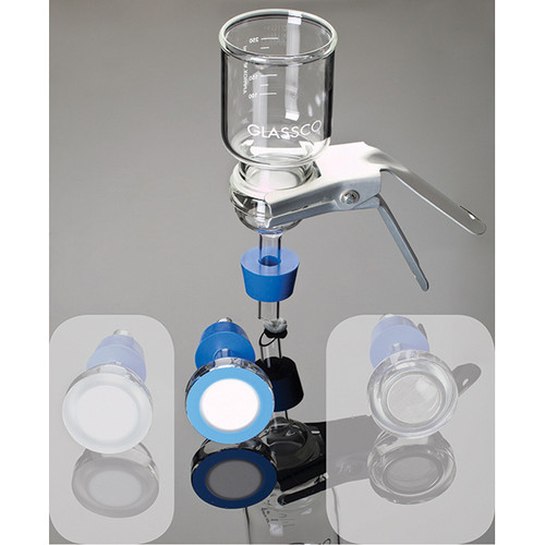 Vacuum Filter Holder Set with PTFE Coated Funnel and Base, 47 mm-UNITED FHFP300