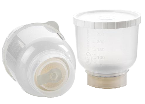 MicroFunnel™   Plus Filter Funnel with Supor® Membrane, 300mL, 0.45µm, White, Gridded, Sterile, Individually Bagged, 20/pk-PALL 4814