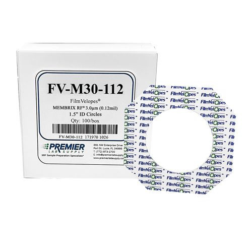 MembrixRF  X-Ray Film 3.0 micrometer (0.12mil) Gauge Thickness-PLS FV-M30-112