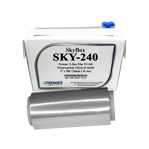 Polypropylene Sky Box Roll X-Ray Film 4.0 micrometer (0.16mil) Gauge Thickness-PLS SKY-240