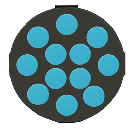 VTX MXR OPTL FOAM RACK FOR 12x15ML TUBES-GILSON 36117330