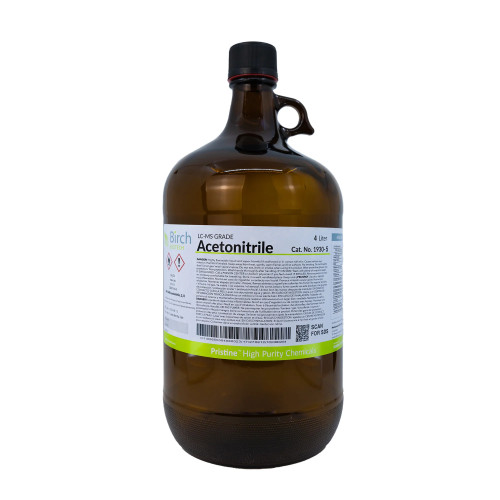 PRISTINE® Acetonitrile, LC-MS Grade, 4 Liter, 4/case-BIRCH 1930-5