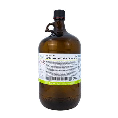 PRISTINE® Dichloromethane, 
HPLC Grade, 4 Liter, 4/case-BIRCH 1913-5
