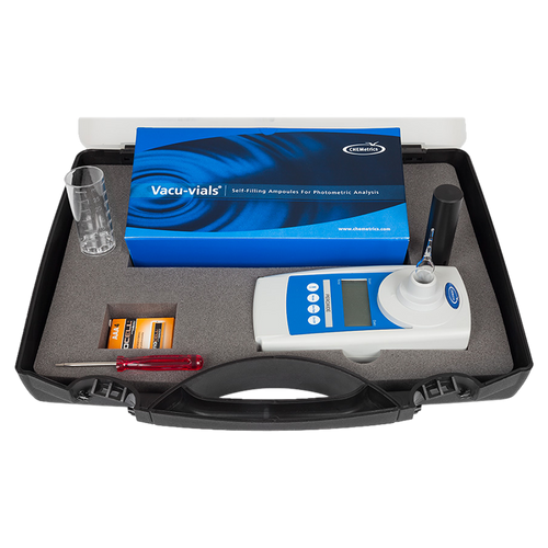 Dissolved Oxygen Instrumental Kit, Range: 0-15.0 ppm, Method: Indigo Carmine, 30 tests, includes DO SAM-AQUAP I-2002