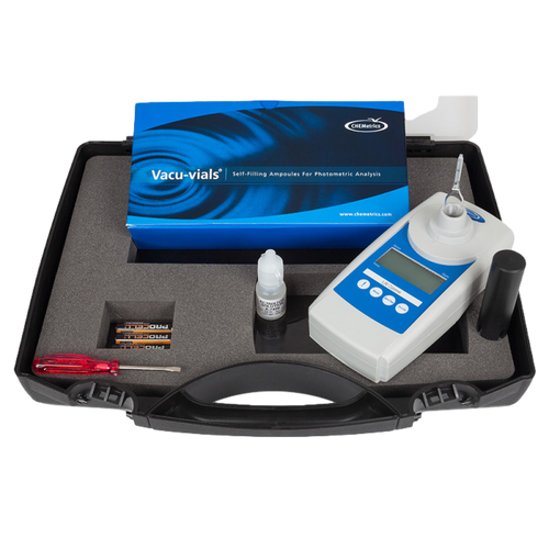 Ozone Instrumental Kit, Range: 0-5.00 ppm, Method: DPD, 30 tests, includes Ozone SAM-AQUAP I-2019