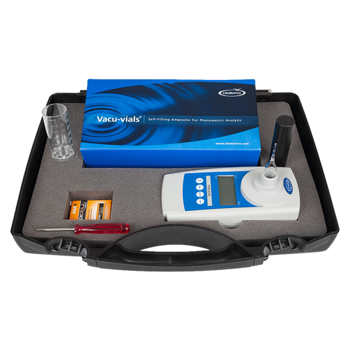 Ozone Instrumental Kit, Range: 0-0.75 ppm, Method: Indigo, 30 tests, includes Ozone SAM-AQUAP I-2022