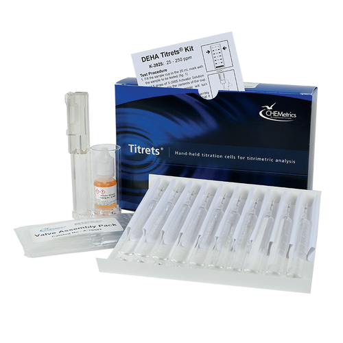 DEHA — Titrets Titration Cells, Range: 25-250 ppm, MDL: 25 p-AQUAP K-3925