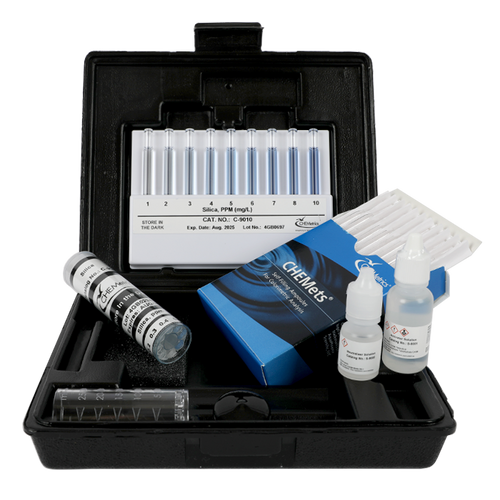 Silica — CHEMets Visual Kit, Range: 0-1 & 1-10 ppm, MDL: 0.0-AQUAP K-9010