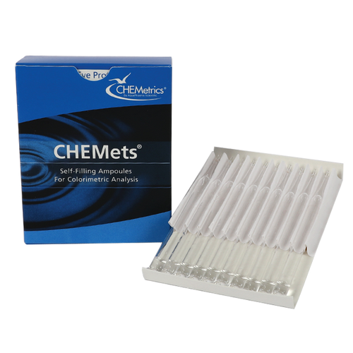 Ozone/Chlorine Dioxide — CHEMets Visual Refill for K-7404 Ozone CHEMets Visual Kit and K-2705 Chlorine Dioxide CHEMets Visual Kit, 30 tests-AQUAP R-7404