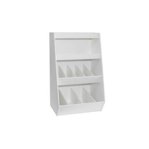 Medium Lab Storage Shelf with 2 Shelves and 9 Adjustable Bins-TRIPPNT 50152