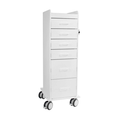 TL 6D Cart with White Drawers-TRIPPNT 51033