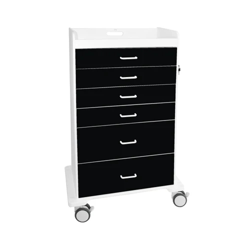 Procedure Cart with Black Drawers-TRIPPNT 51358