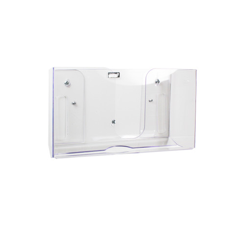 Narrow Clear Dual Paper Towel Dispenser-TRIPPNT 51937