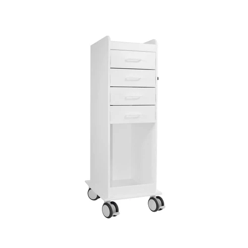 TL 4D Cart with White Drawers-TRIPPNT 53575