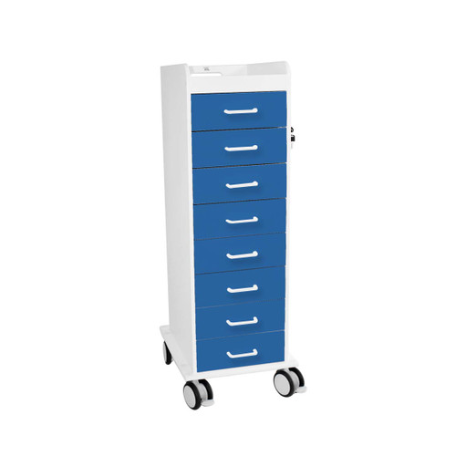 TL 8D Cart with Global Blue Drawers-TRIPPNT 53577