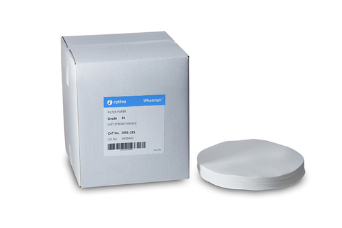 Whatman Grade 91 Qualitative Filter Paper Wet-Strengthened, circle, 165 mm, 1000/pk-CYTIVA 1091-165