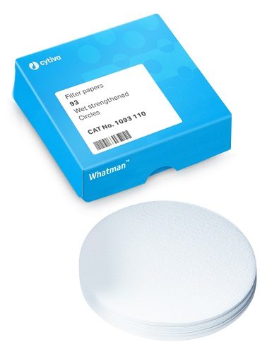 Whatman Grade 93 Qualitative Filter Paper Wet-Strengthened, circle, 110 mm, 100/pk-CYTIVA 1093-110
