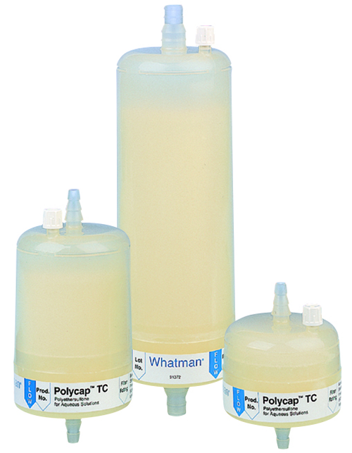 Whatman Polycap TC 150 Capsule Filter, 0.2/0.1 µm, sterile, with 1/2 in SB inlet and outlet (1 pc)-CYTIVA 6717-9501