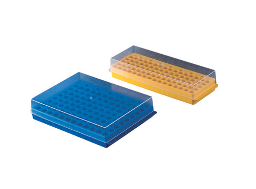United Scientific® Reversible Rack For Micro Tubes, PP, 96 Places-UNITED P20206