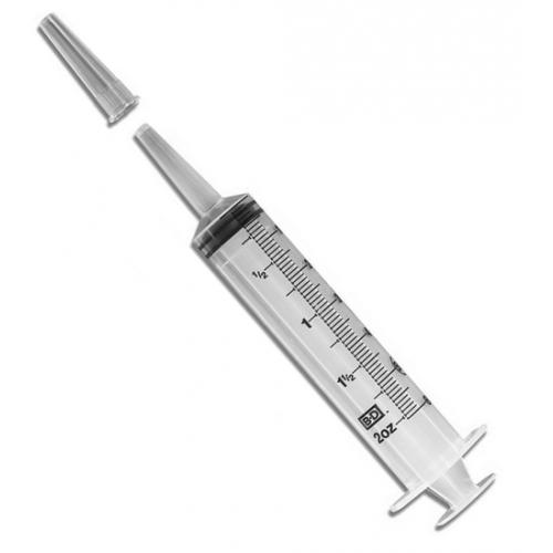 SYRINGE ONLY | CATHETER TIP | 2 OZ IN 1/4 OZ | 40/PACK | B-D 309620-BD 309620