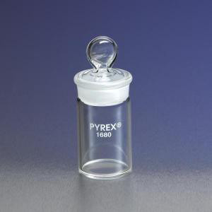 PYREX 7mL Tall Weighing Bottle with Short Length 14/10 Standard Taper Joint-CGW 1680-1550