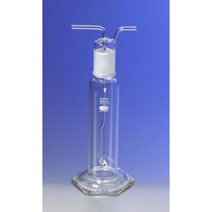 PYREX® Tall Form Gas Washing Bottles with Fritted Disc-CGW 31760-125C