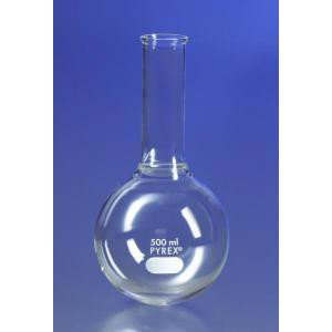 PYREX® Round Bottom Boiling Flasks w/Long Tooled Mouth-CGW 4280-250