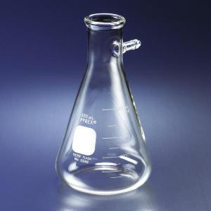 PYREX® Graduated Filtering Flasks with Heavy Wall & Tubulation-CGW 5360-125