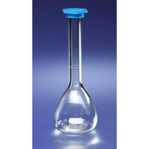 PYREX® Class A Volumetric Flasks w/Snap-Cap-CGW 5580-1