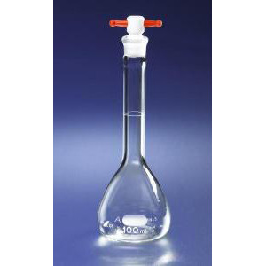 PYREX® Class A Volumetric Flasks w/PTFE Stopper-CGW 5644-250