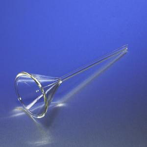 PYREX Plain 65mm Diameter 60° Angle Funnel with Long Narrow Stem-CGW 6140-65