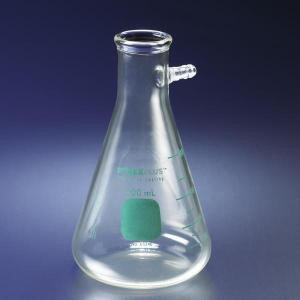 PYREXPLUS Coated 500mL Heavy Wall Filtering Flasks with Sidearm Tubulation-CGW 65340-500