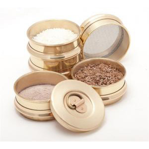 3" Diameter ASTM Brass-Stainless Round Test Sieves. Dual Manufacturing-DUAL US3-25S