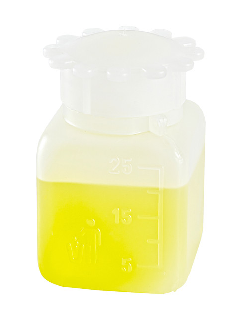 Bottle Square, HDPE/PP 25mL-DYL 226295-0025