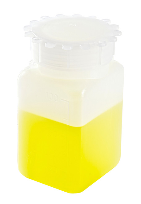 Bottle Square, HDPE/PP 100mL-DYL 226295-0100